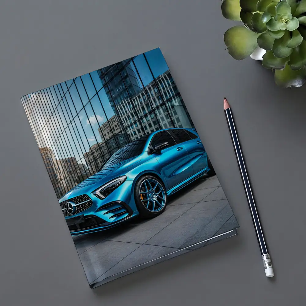 Mercedes Benz B Class Blue Urban Setting – Notebooks