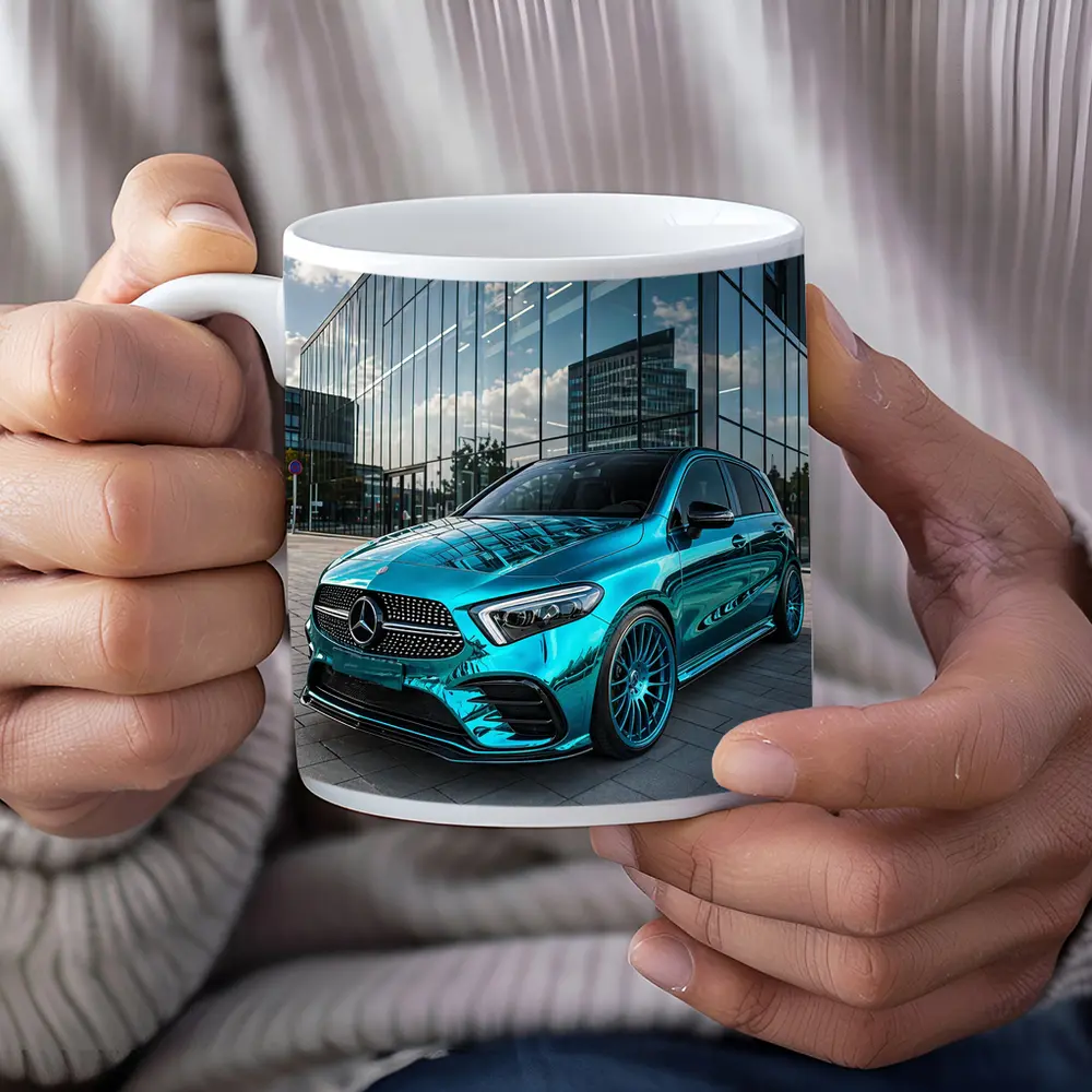 Mercedes Benz B Class Teal Chrome Urban – Mugs