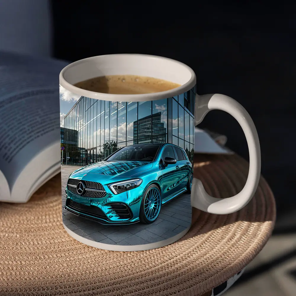 Mercedes Benz B Class Teal Chrome Urban – Mugs