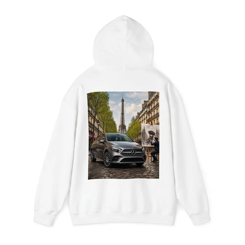 Mercedes Benz B Class Paris Street Scene – Hoodies
