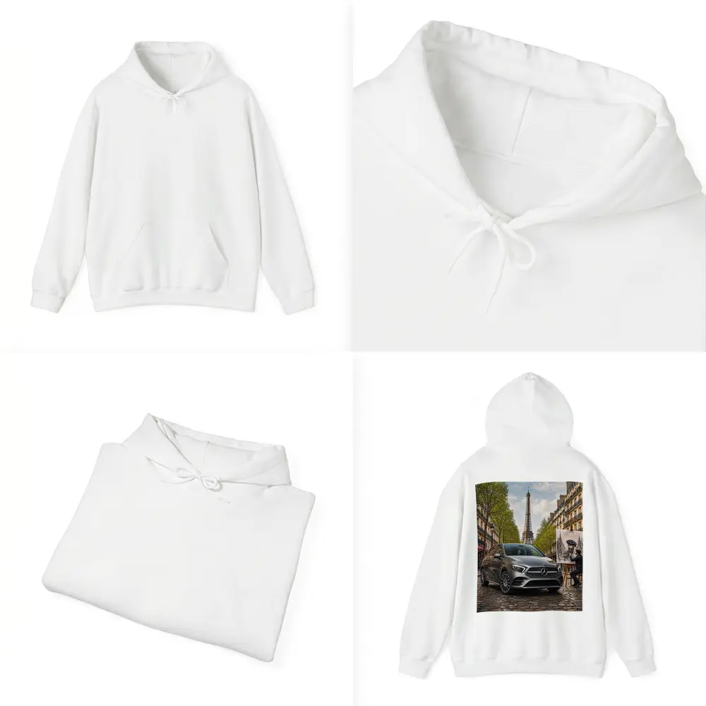 Mercedes Benz B Class Paris Street Scene – Hoodies