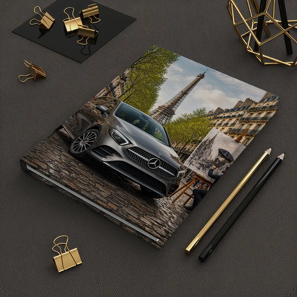 Mercedes Benz B Class Paris Street Scene – Notebooks