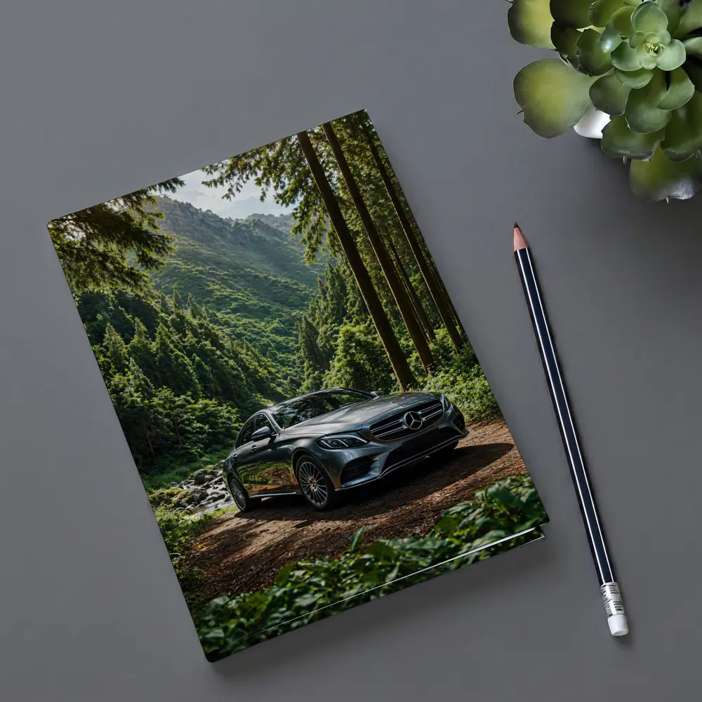 Mercedes Benz E Class Forest Mountain Setting – Notebooks
