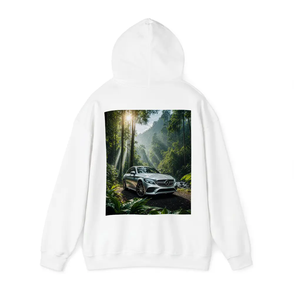 Mercedes C Class Silver Forest Sunlight – Hoodies