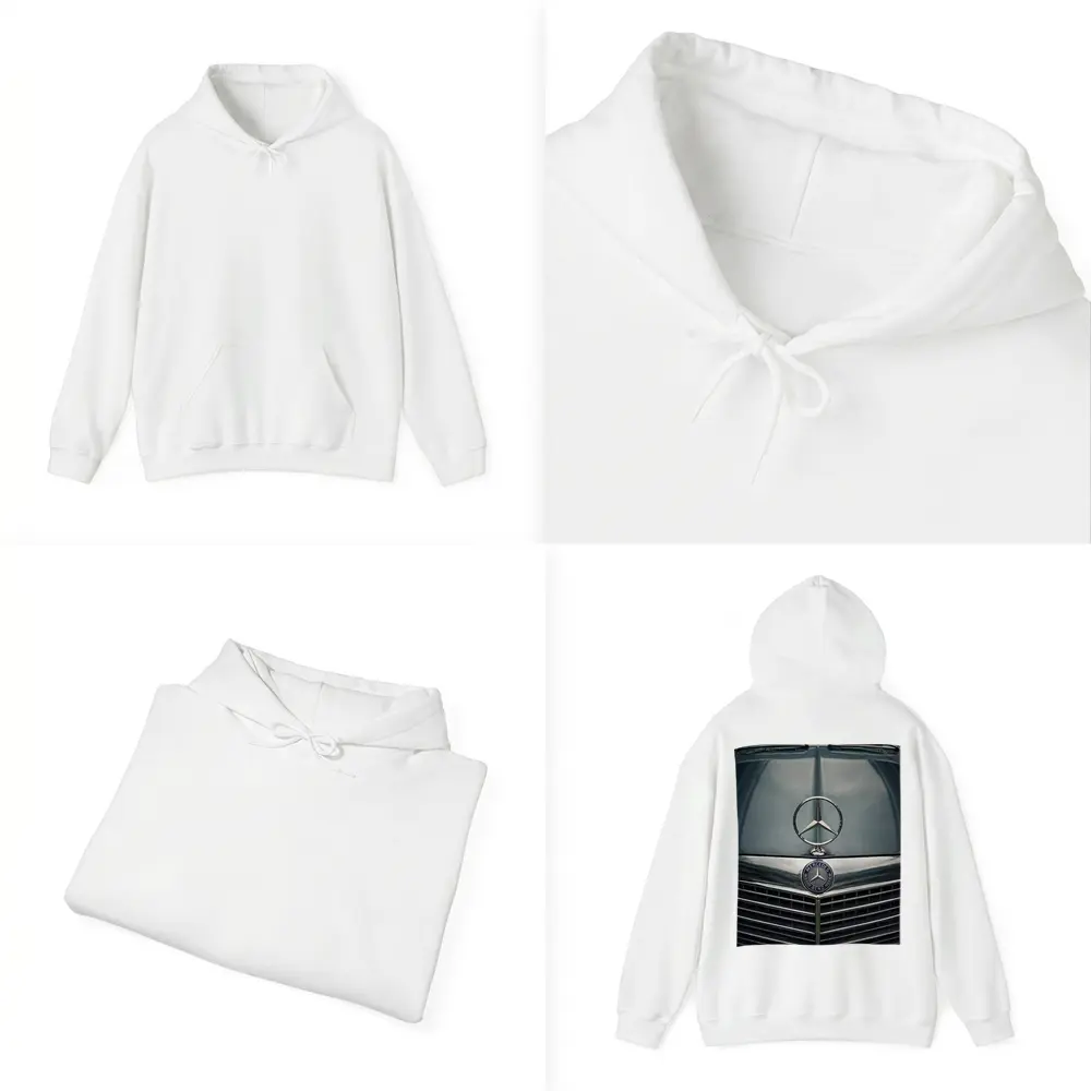 Mercedes Benz Classic Hood Star Close Up – Hoodies