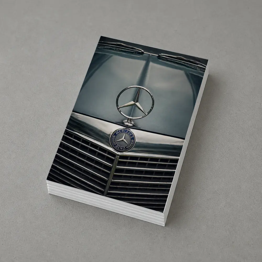 Mercedes Benz Classic Hood Star Close Up – Postcards