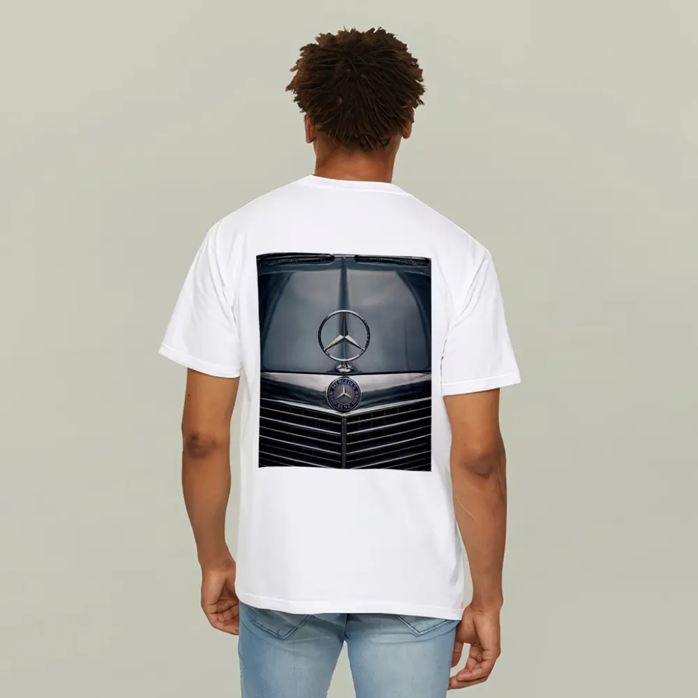 Mercedes Benz Classic Hood Star Close Up – T-Shirts