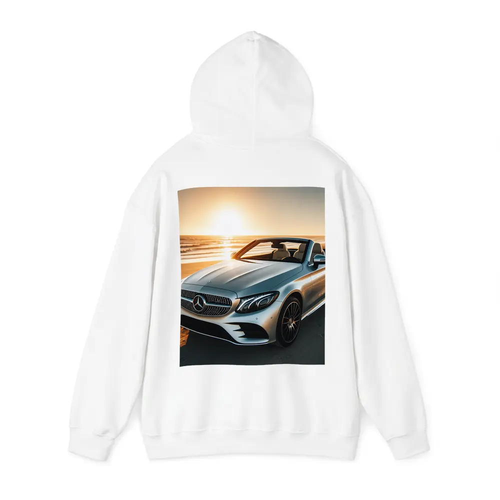 Mercedes C Class Cabriolet Beach Sunset – Hoodies
