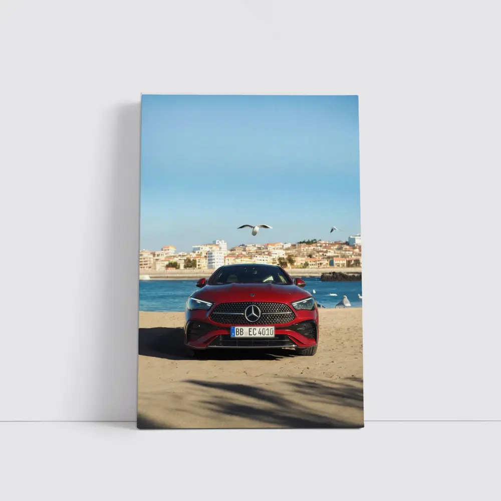 Mercedes CLE 300 Coupe Seaside City – Wall Art