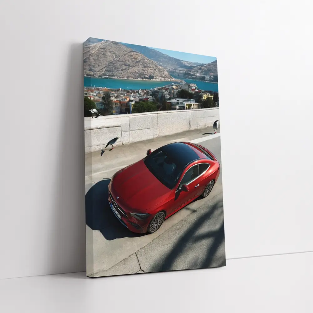 Mercedes CLE 300 Coupe Seaside City View – Wall Art