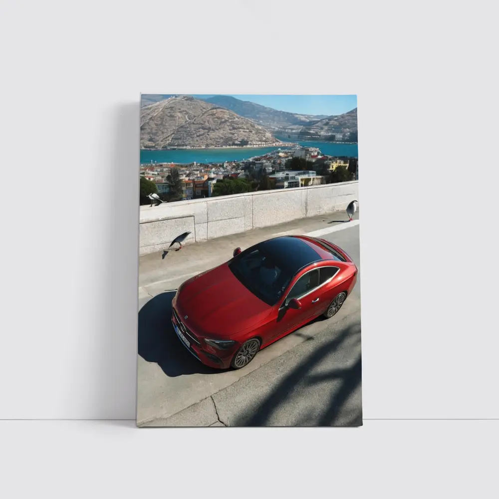 Mercedes CLE 300 Coupe Seaside City View – Wall Art