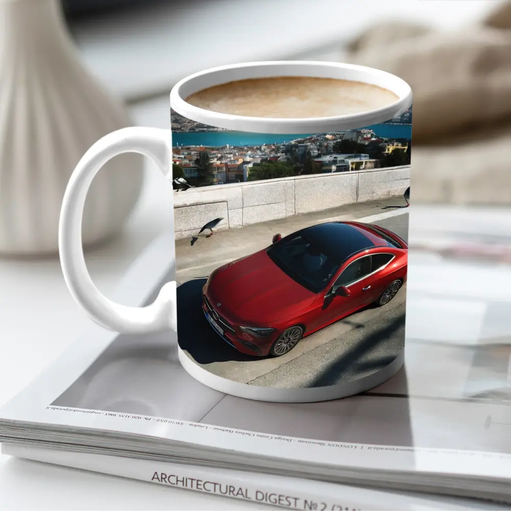 Mercedes CLE 300 Coupe Seaside City View – Mugs