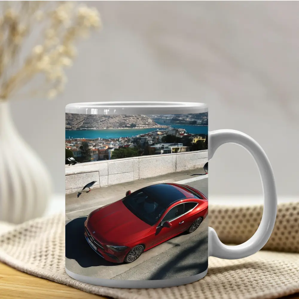 Mercedes CLE 300 Coupe Seaside City View – Mugs