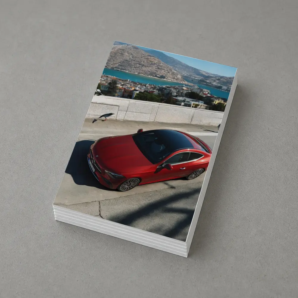 Mercedes CLE 300 Coupe Seaside City View – Postcards
