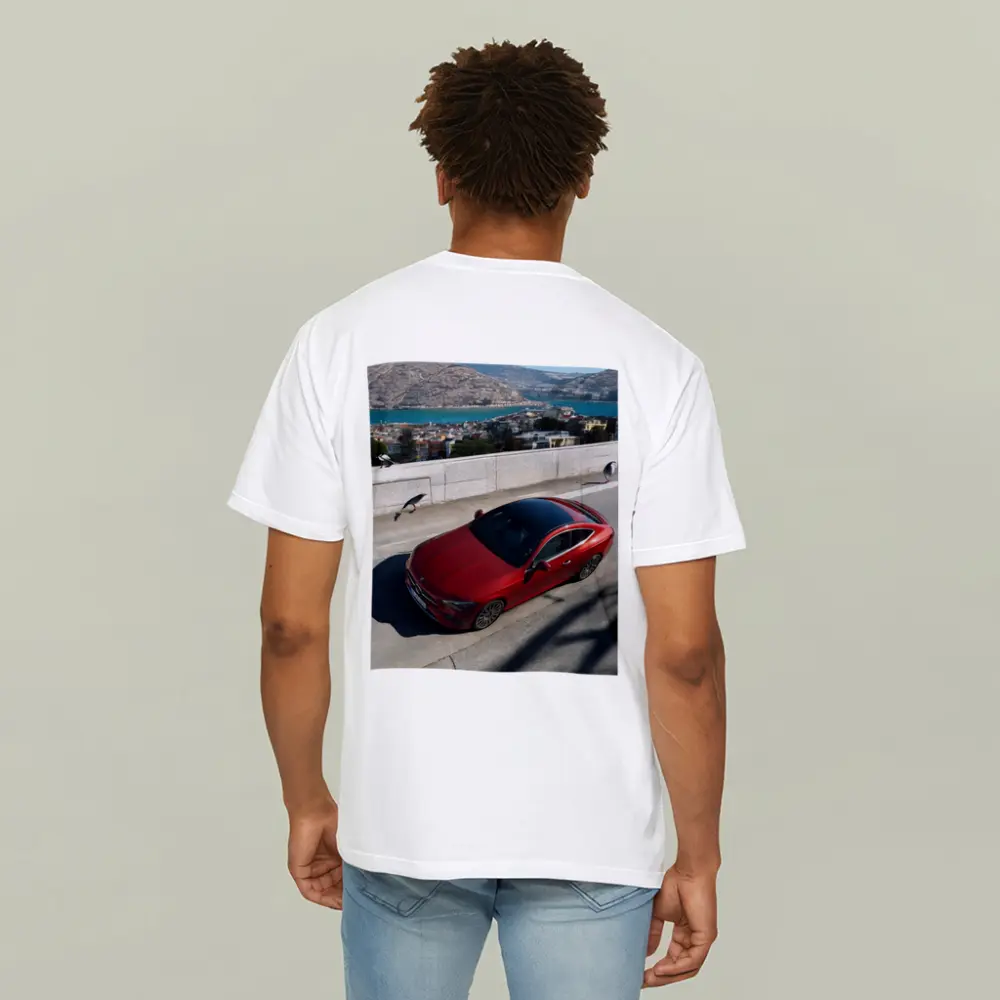 Mercedes CLE 300 Coupe Seaside City View – T-Shirts