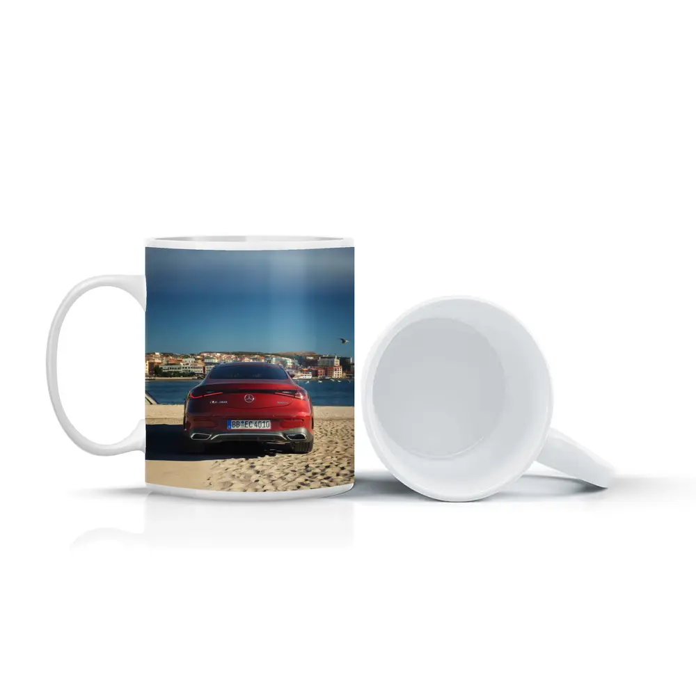 Mercedes CLE 300 Coupe Seaside City Rear – Mugs