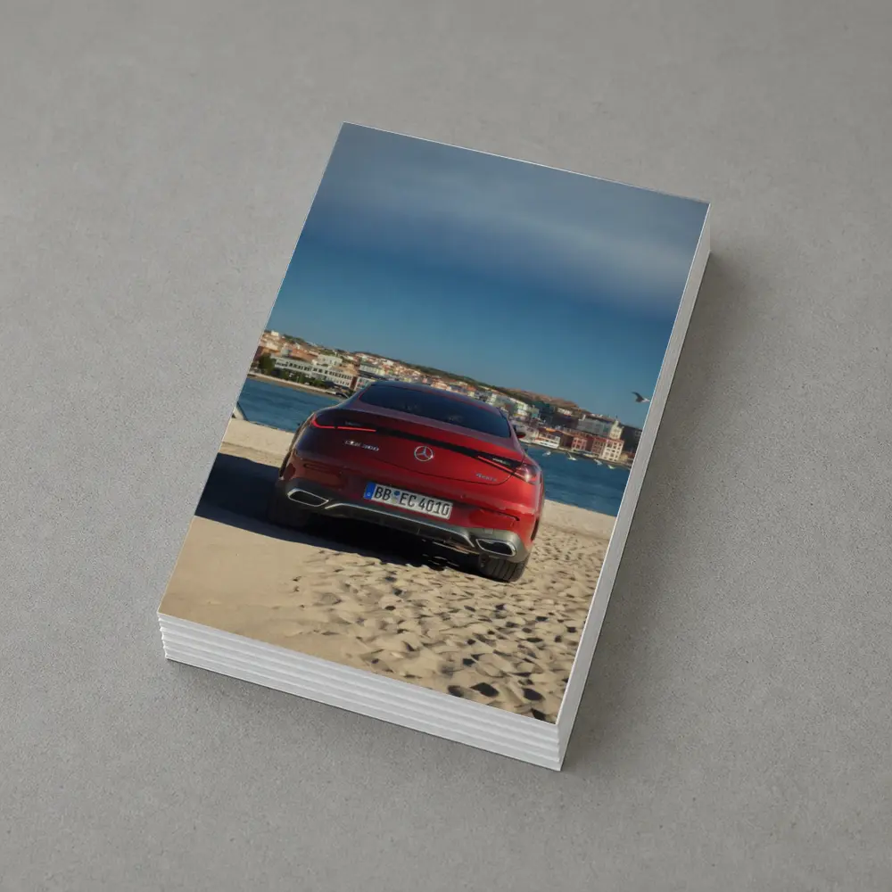 Mercedes CLE 300 Coupe Seaside City Rear – Postcards