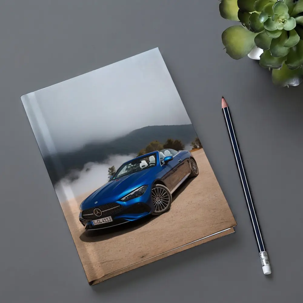 Mercedes CLE Cabriolet Blue Misty Mountains – Notebooks