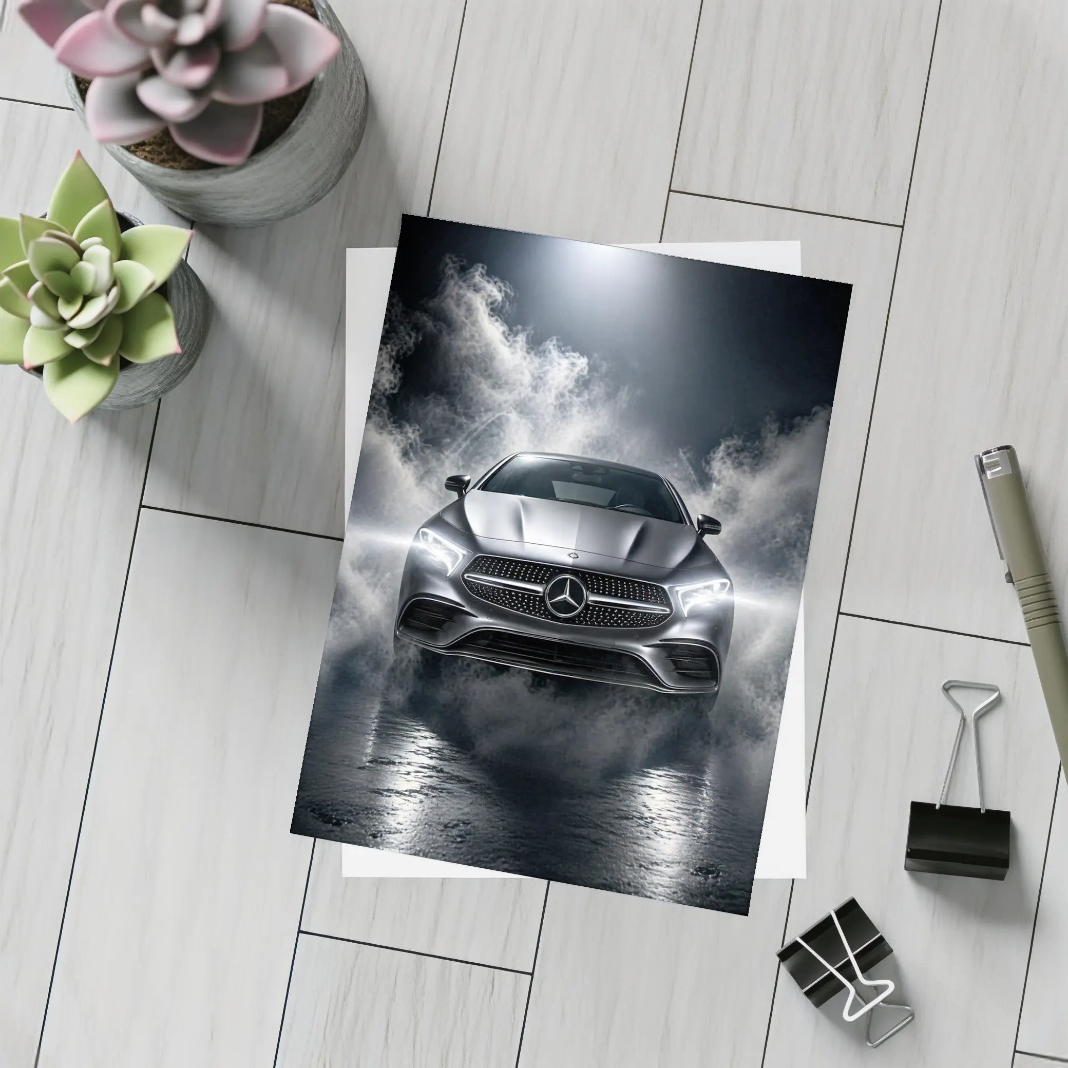 Mercedes CLS Coupe Dark Smoky Studio – Postcards