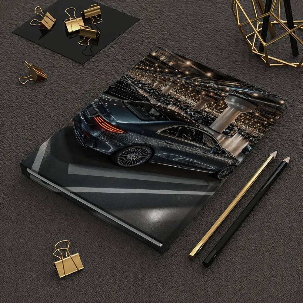 Mercedes E Class Sedan Indoor Parking Lot – Notebooks