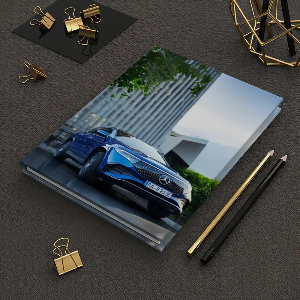 Mercedes EQA Blue Electric SUV City Street – Notebooks