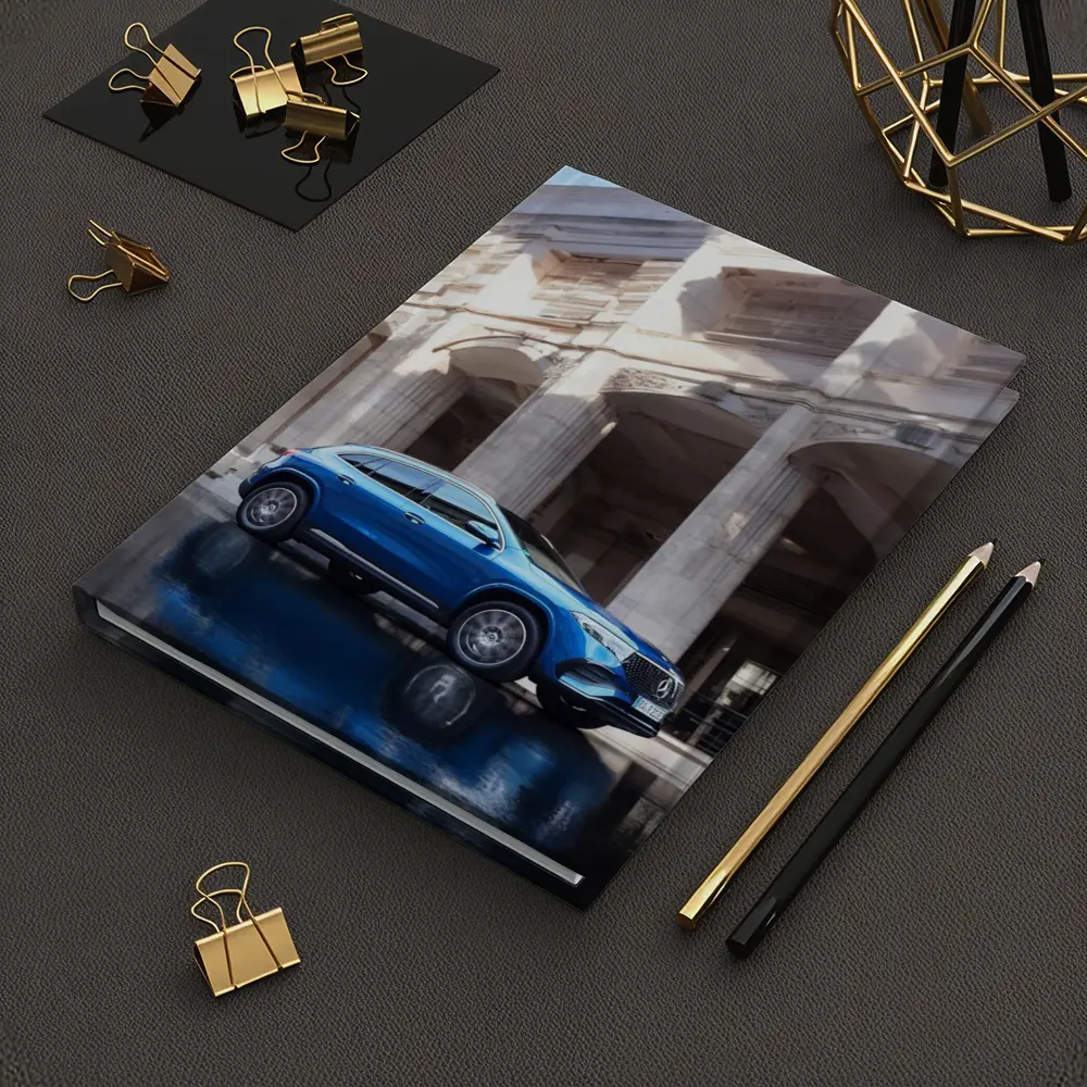 Mercedes EQA Blue SUV Urban Architecture – Notebooks