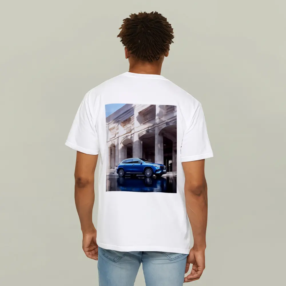 Mercedes EQA Blue SUV Urban Architecture – T-Shirts