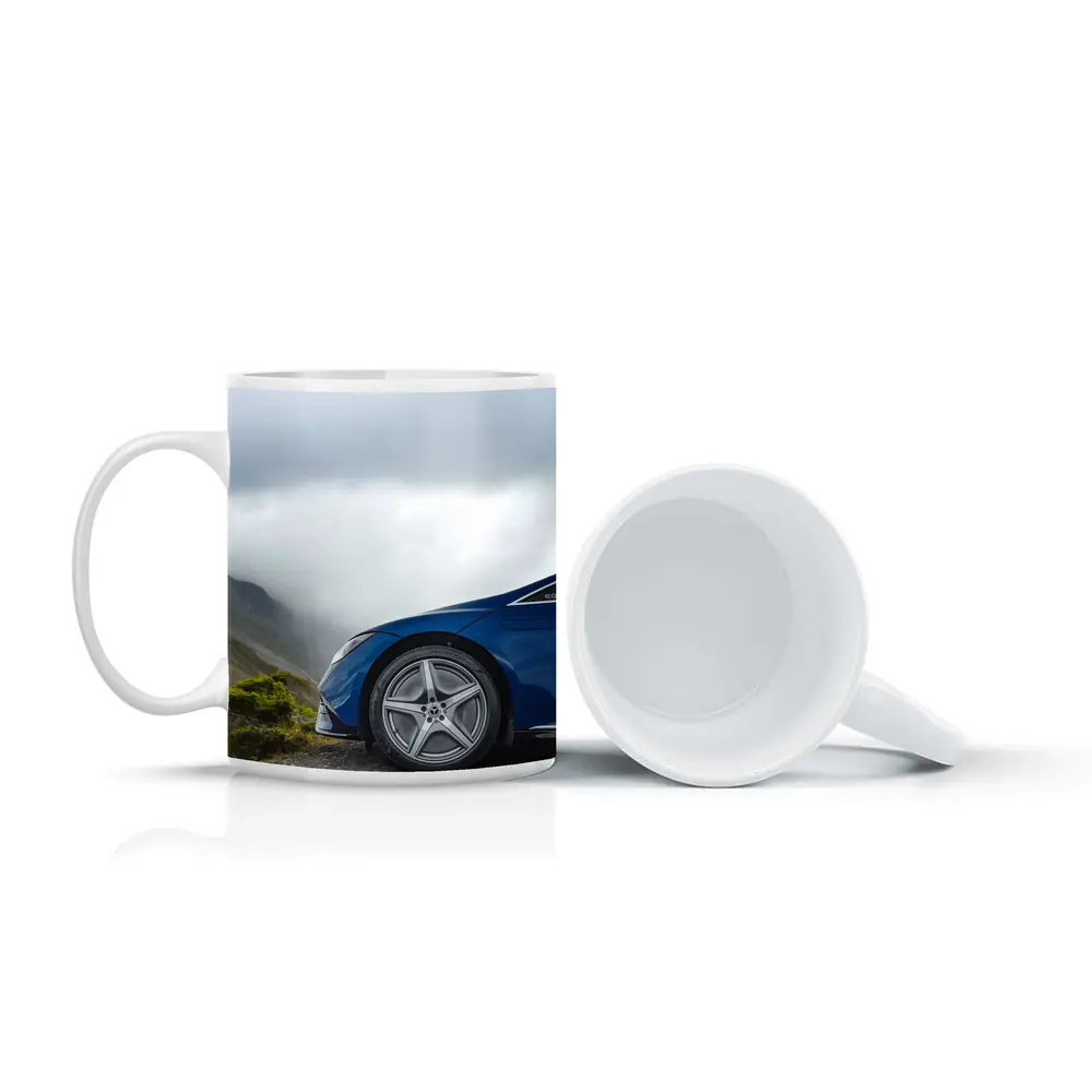 Mercedes EQE Blue Wheel Misty Mountain Road – Mugs