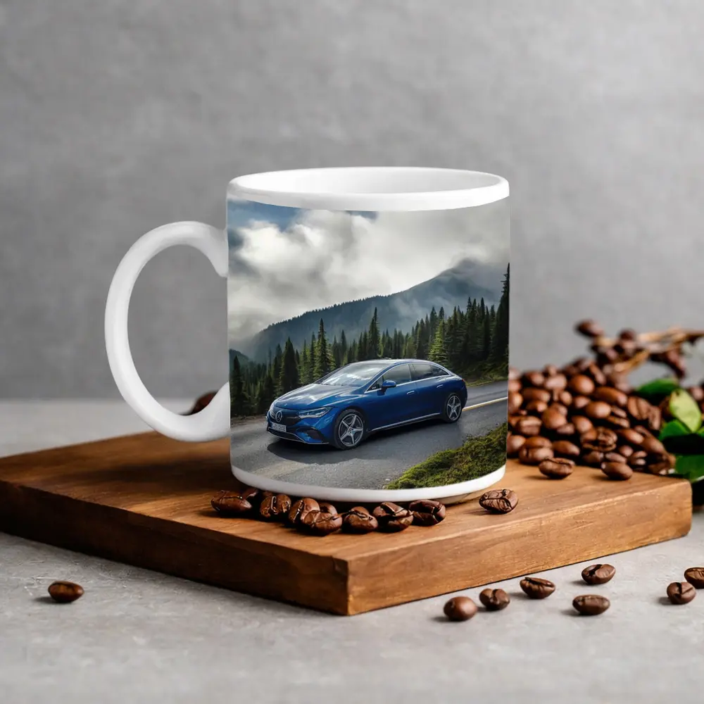Mercedes EQE Blue Mountain Road Drive – Mugs