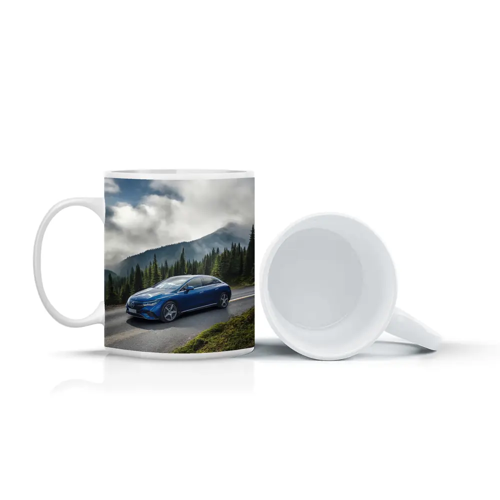 Mercedes EQE Blue Mountain Road Drive – Mugs