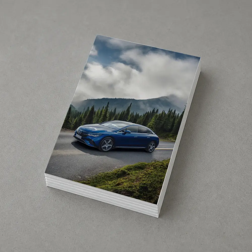 Mercedes EQE Blue Mountain Road Drive – Postcards