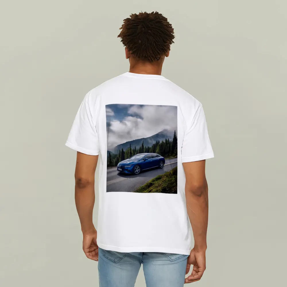 Mercedes EQE Blue Mountain Road Drive – T-Shirts