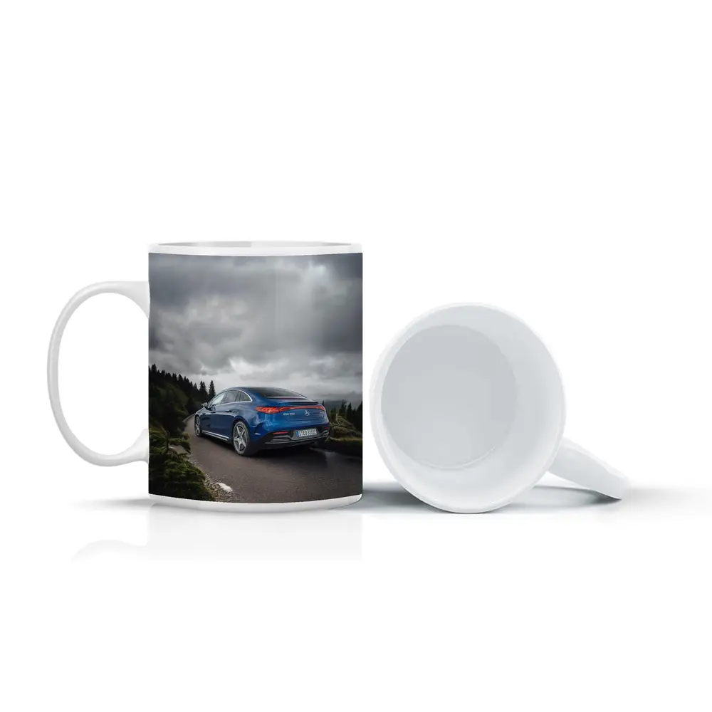 Mercedes EQE 500 Blue Mountain Road Drive – Mugs