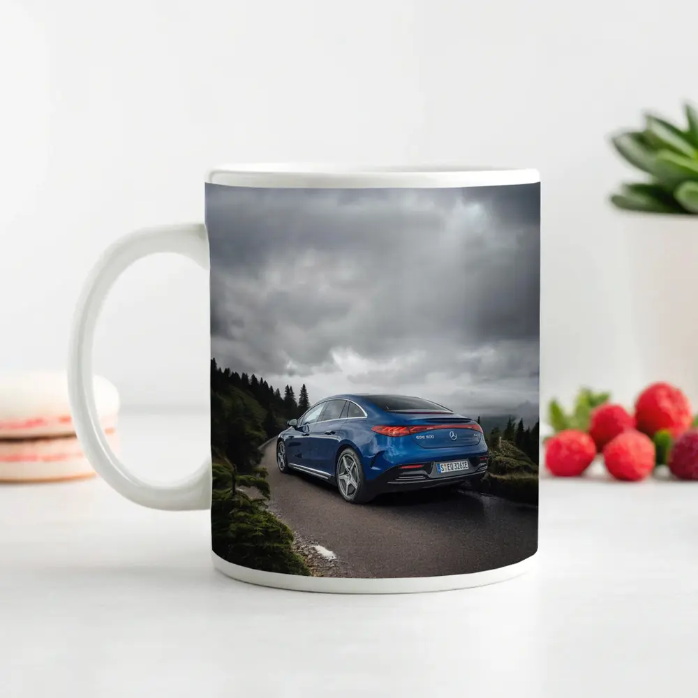 Mercedes EQE 500 Blue Mountain Road Drive – Mugs