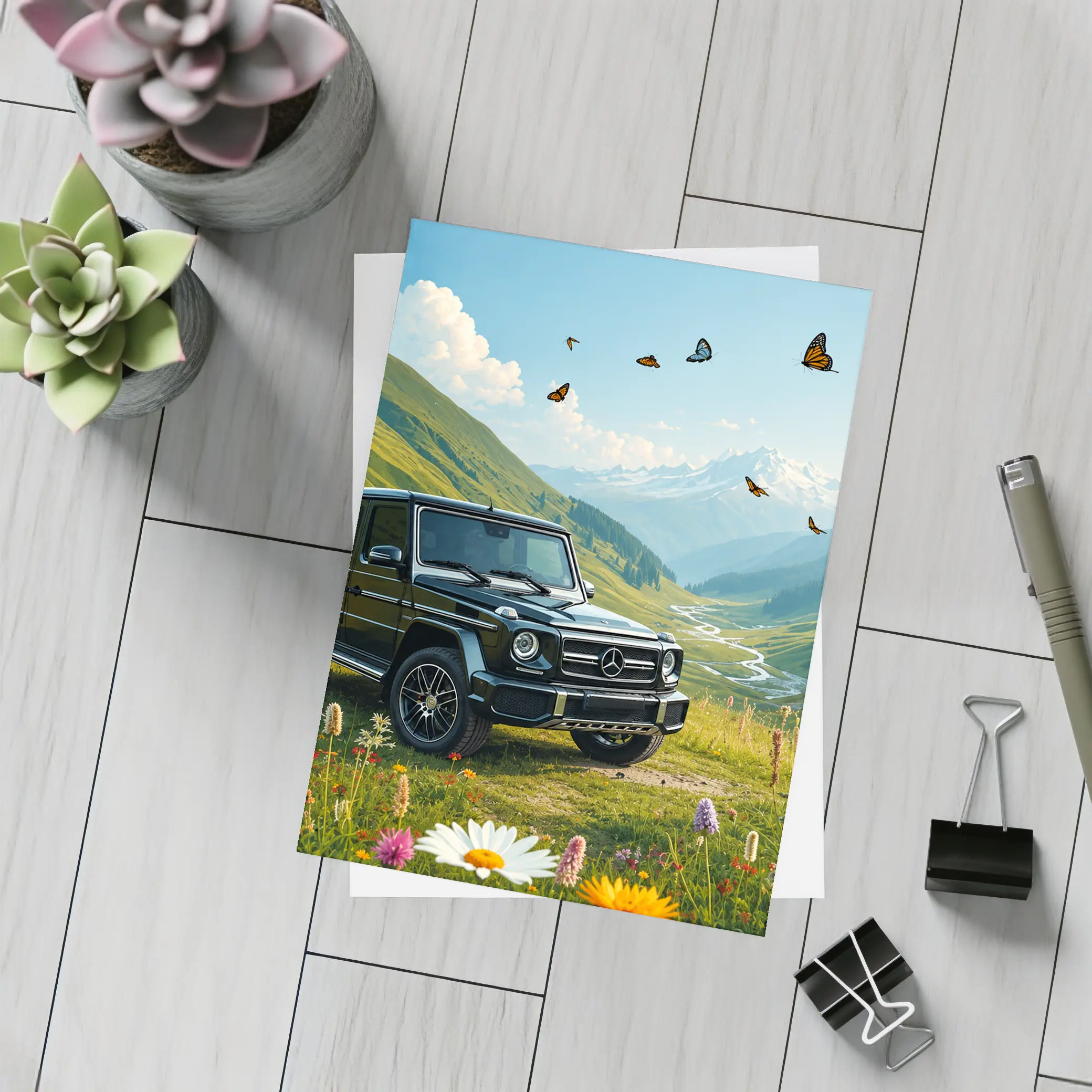 Mercedes G Class Mountain Meadow Adventure – Postcards