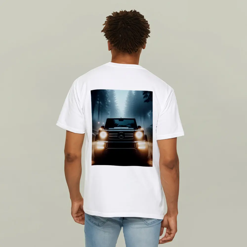 Mercedes G Class Dark Misty Forest Night – T-Shirts