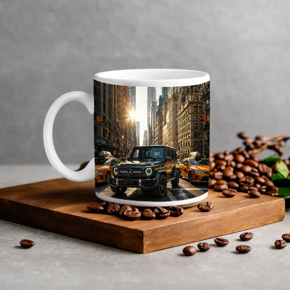 Mercedes G Class New York City Street – Mugs