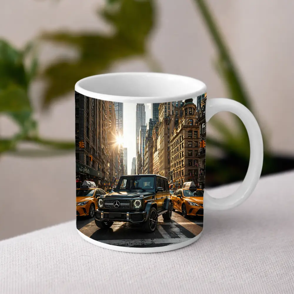 Mercedes G Class New York City Street – Mugs