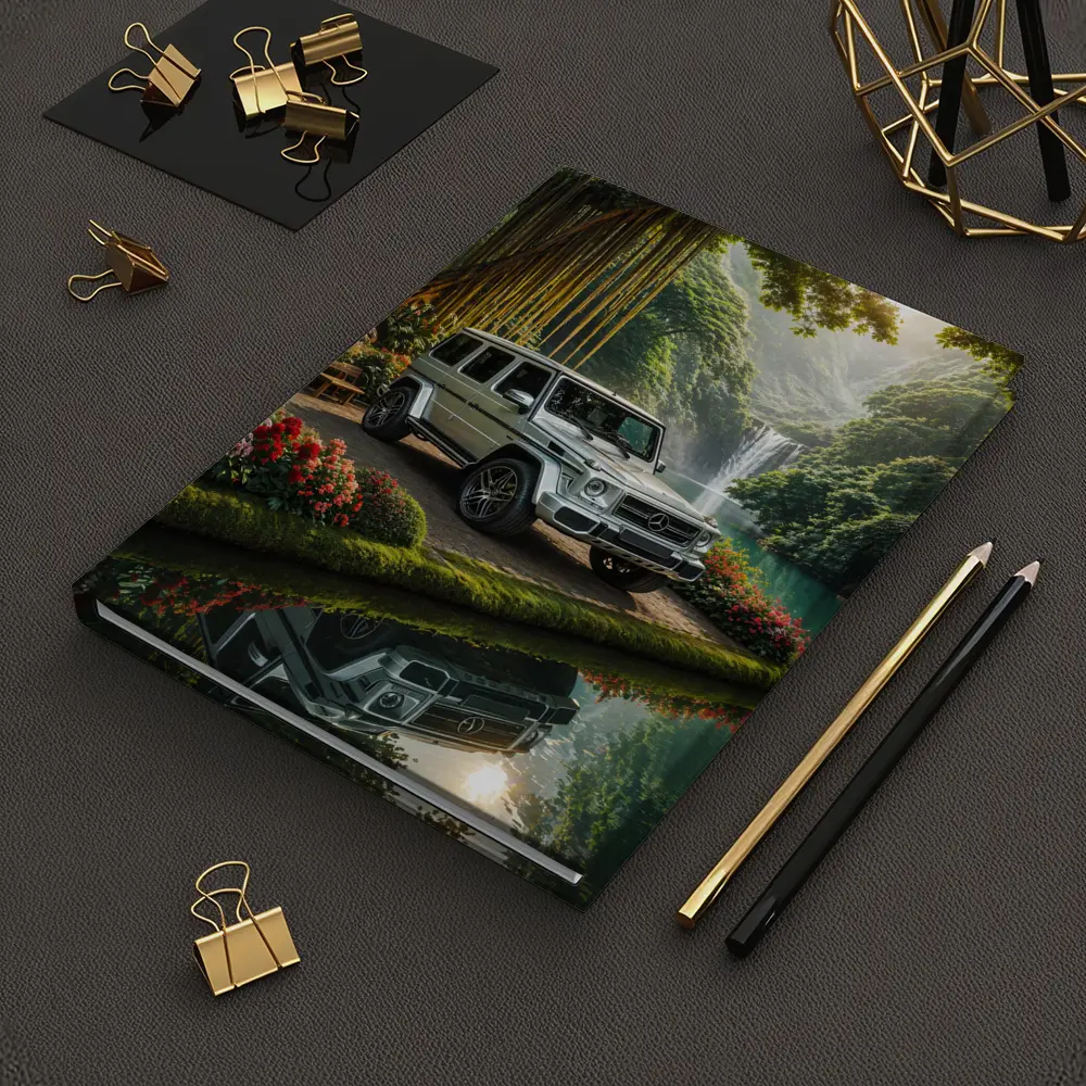 Mercedes G Wagon Tropical Waterfall Garden – Notebooks