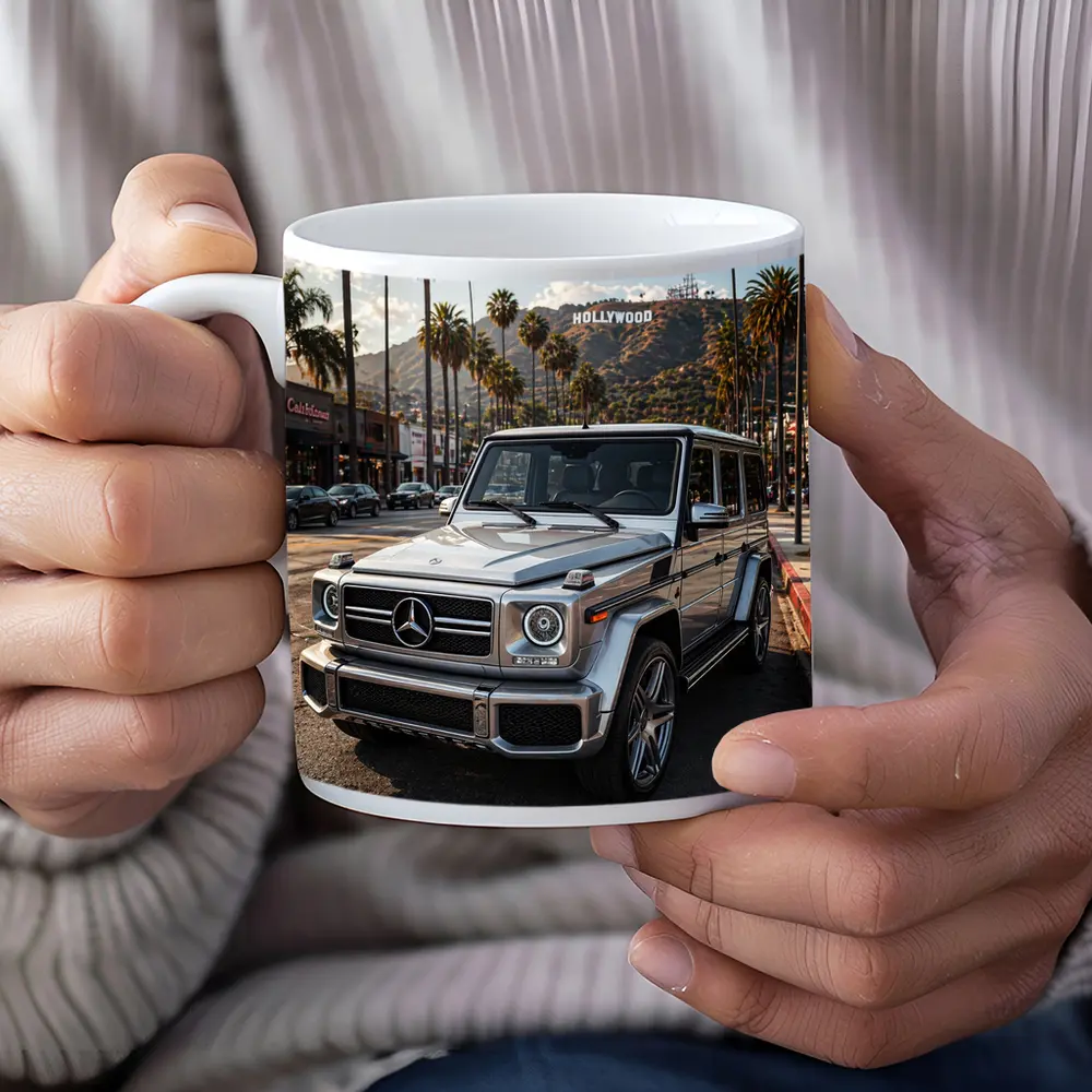 Mercedes G Wagon Hollywood Los Angeles Street – Mugs