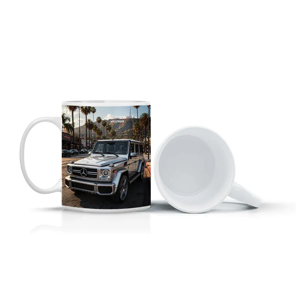 Mercedes G Wagon Hollywood Los Angeles Street – Mugs
