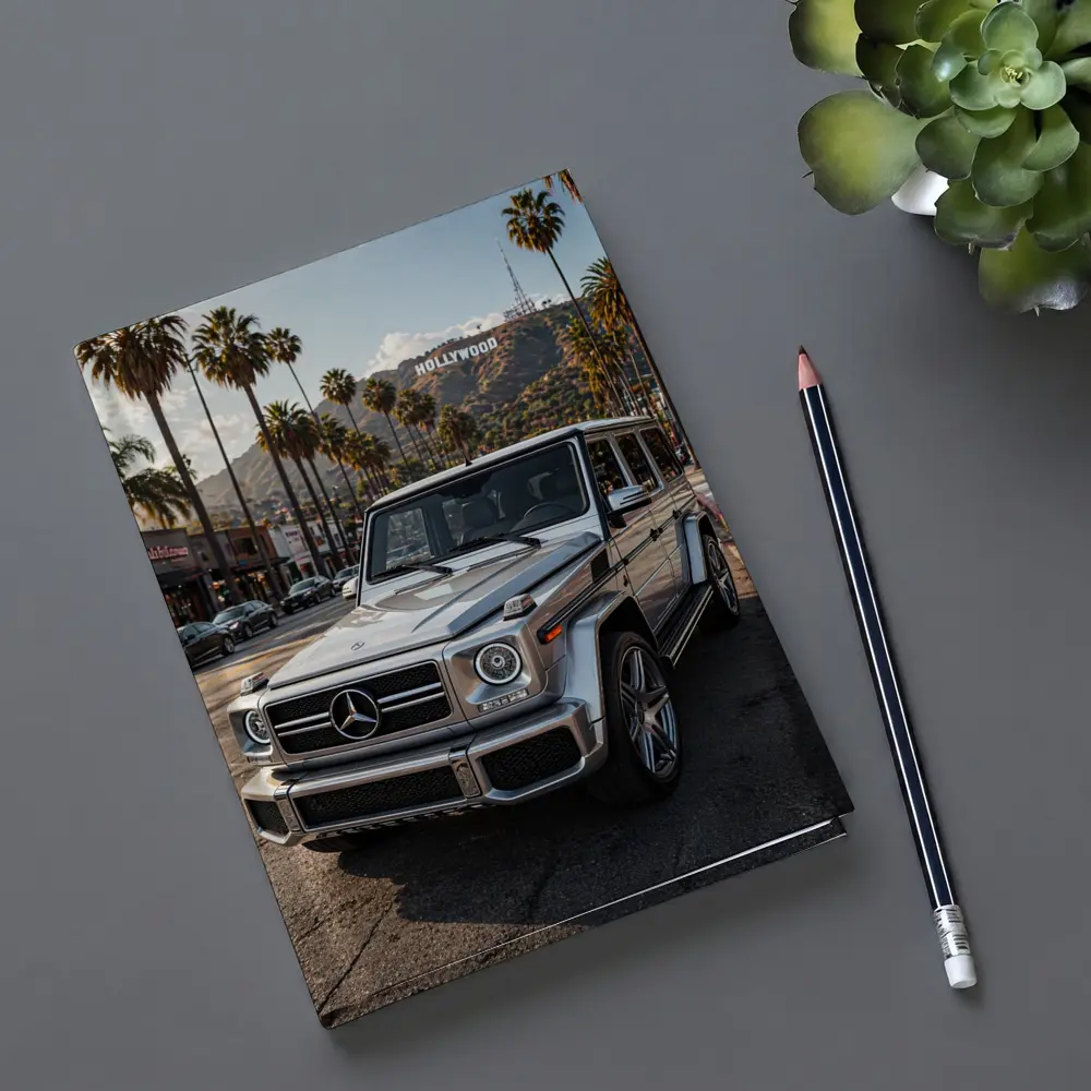 Mercedes G Wagon Hollywood Los Angeles Street – Notebooks