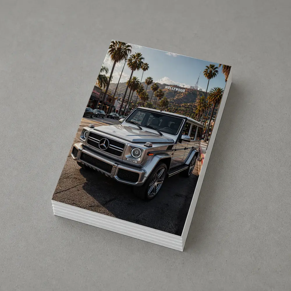 Mercedes G Wagon Hollywood Los Angeles Street – Postcards