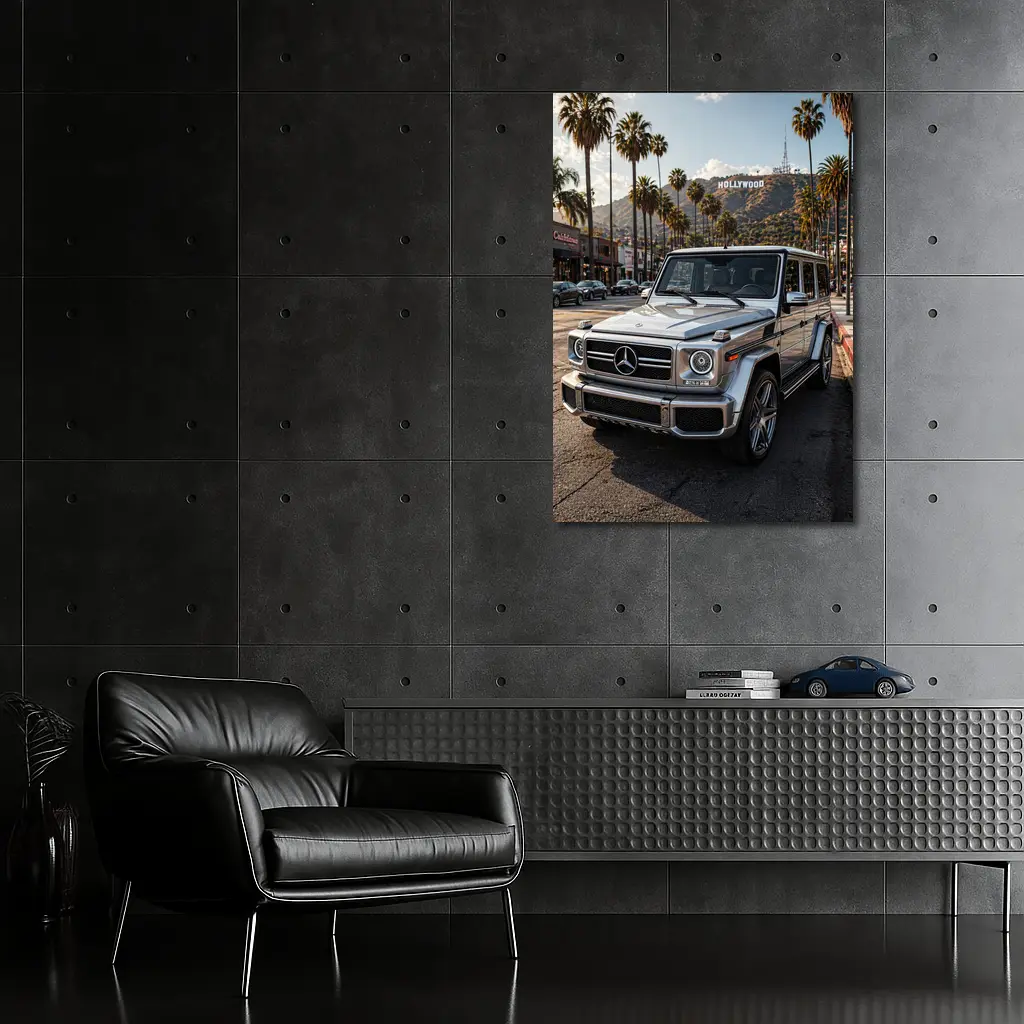 Mercedes G Wagon Hollywood Los Angeles Street – Wall Art
