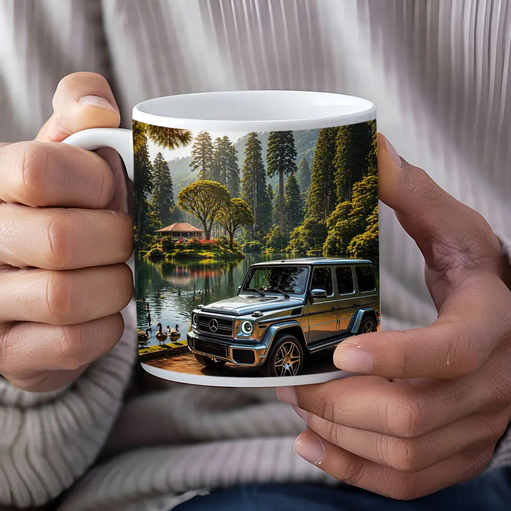 Mercedes G Class By Tranquil Forest Lake – Mugs
