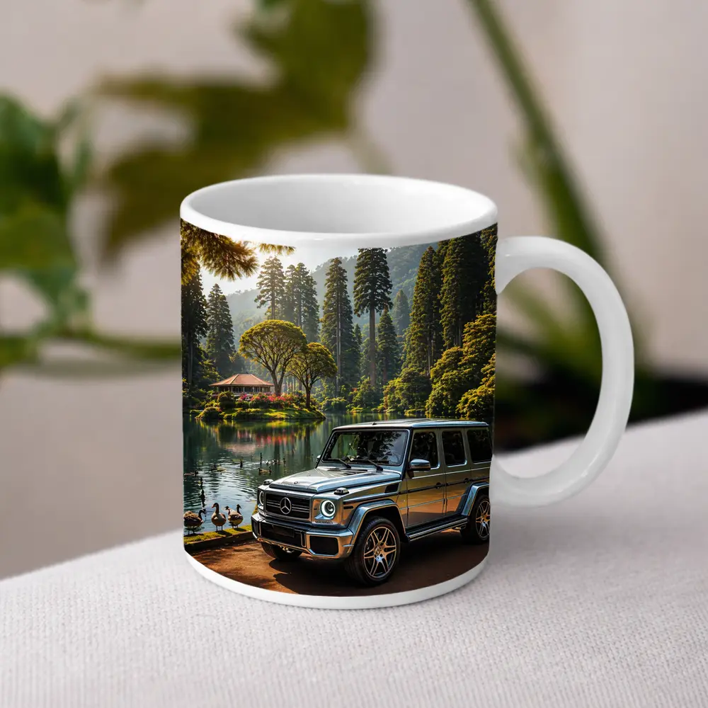 Mercedes G Class By Tranquil Forest Lake – Mugs