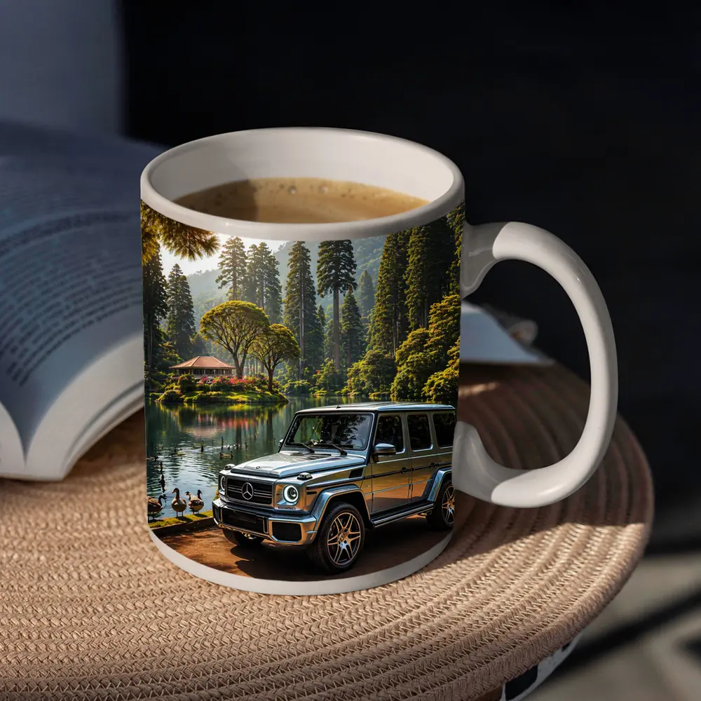 Mercedes G Class By Tranquil Forest Lake – Mugs