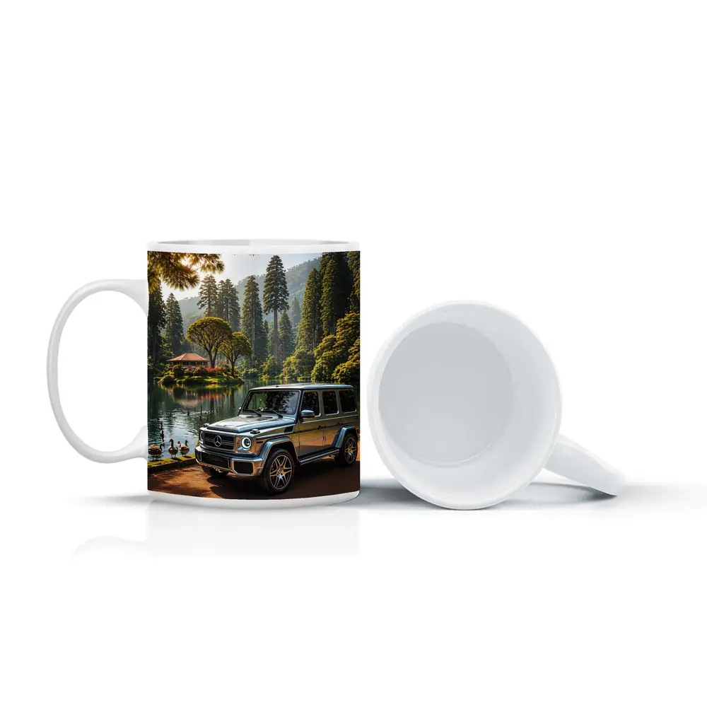 Mercedes G Class By Tranquil Forest Lake – Mugs
