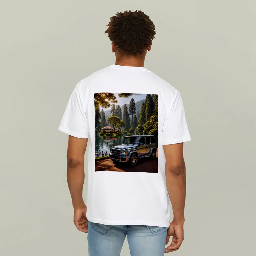 Mercedes G Class By Tranquil Forest Lake – T-Shirts