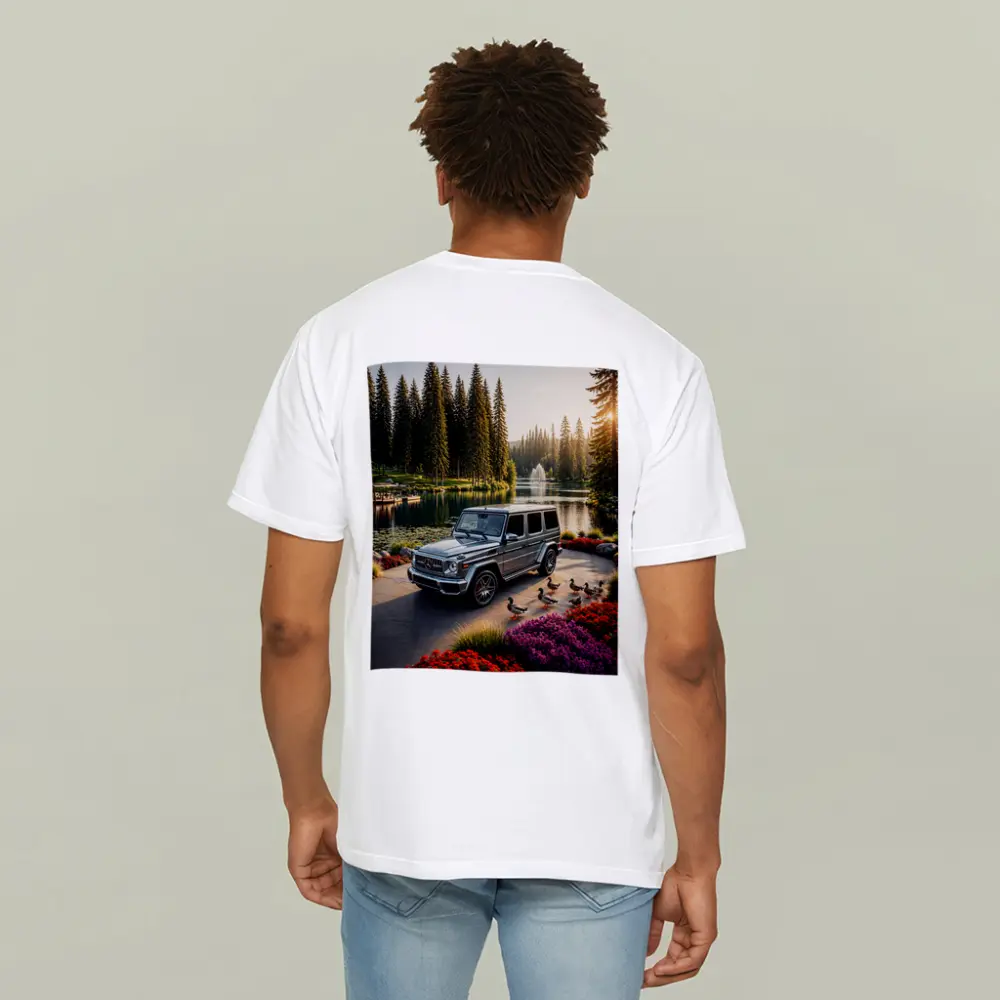 Mercedes G Class Silver SUV Lake Forest – T-Shirts